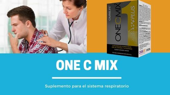 Suplemento omnilife para el sistema respiratorio One c Mix Omnilife