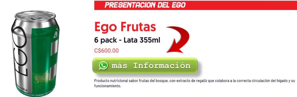 Presentación del ego frutas