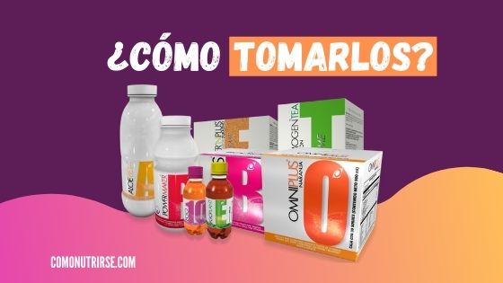 Como tomar los productos omnilife